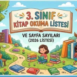 3. sınıf kitap okuma listesi ve sayfa sayıları