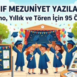 4. sınıf mezuniyet yazıları